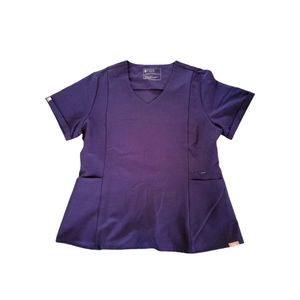 Women's FIGS Inala Navy Scrub Top, NWOT, size large